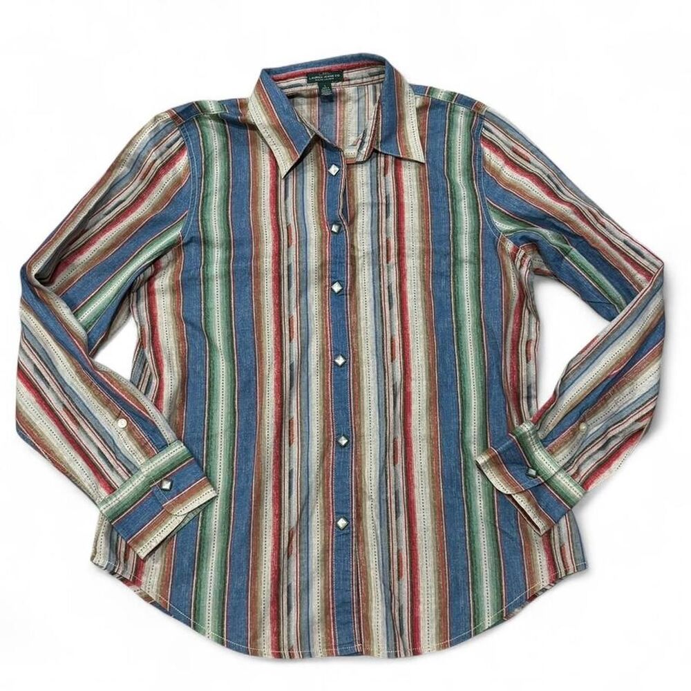 Lauren Jeans Co. Ralph Lauren western snap-front shirt